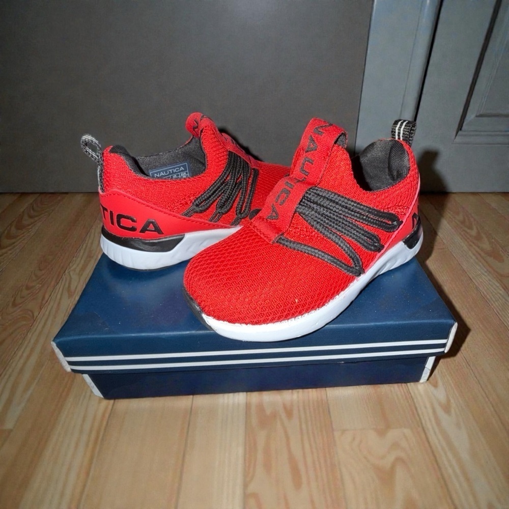 Nautica Kids Sneaker Athletic Slip-On Running Shoes